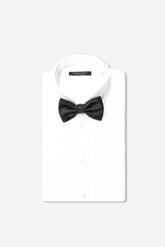 PAPILLON IN RASO TINTA UNITA NERO